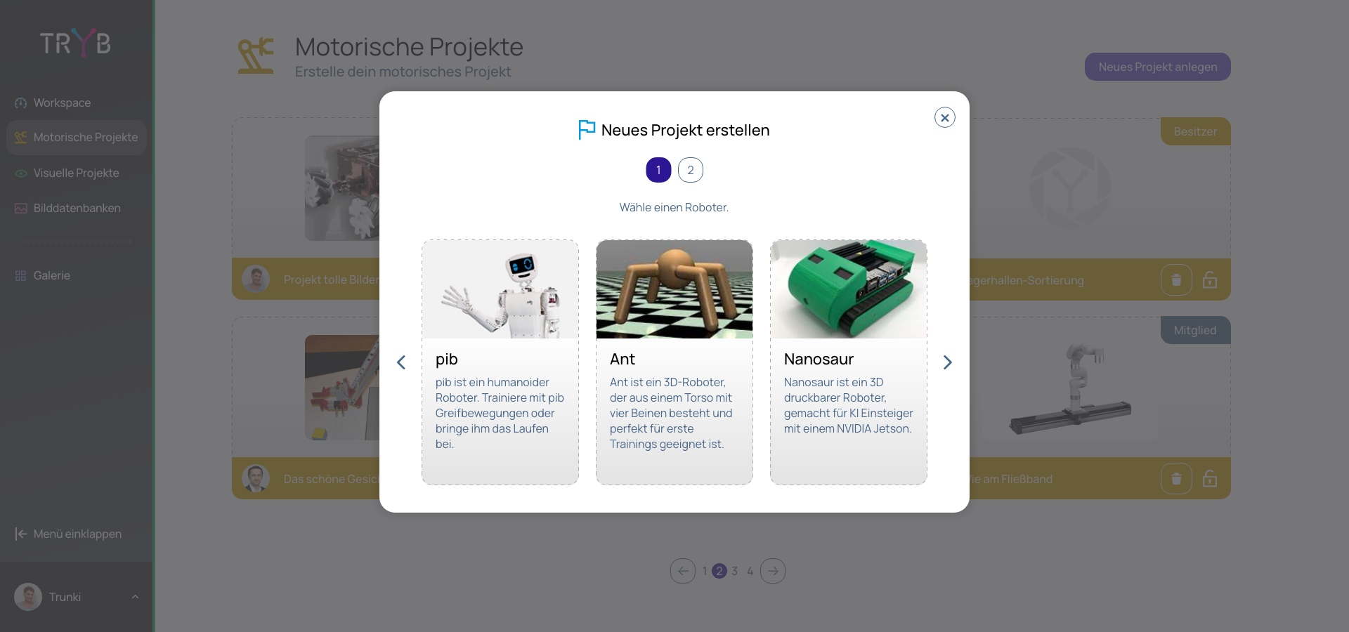 TRYB-Plattform – 3